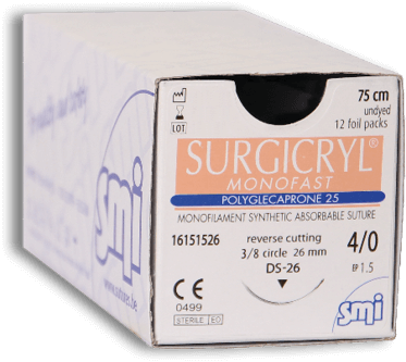 Fil de suture SMI Surgicryl Monofast